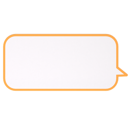 Speech Bubble  3D Icon