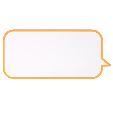 Speech Bubble  3D Icon