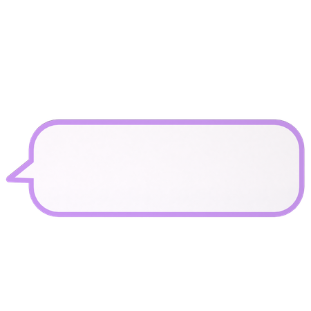 Speech Bubble  3D Icon