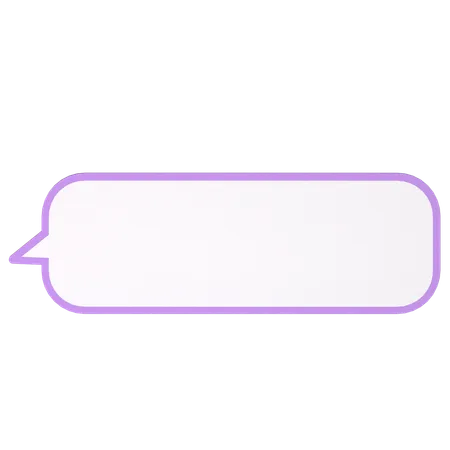 Speech Bubble  3D Icon