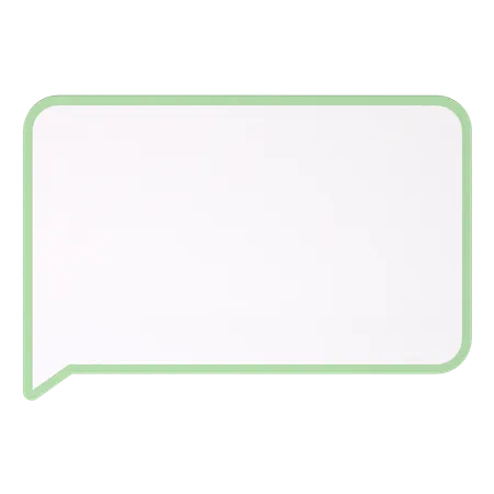 Speech Bubble  3D Icon