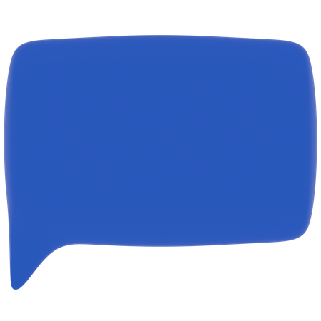 Speech Bubble  3D Icon