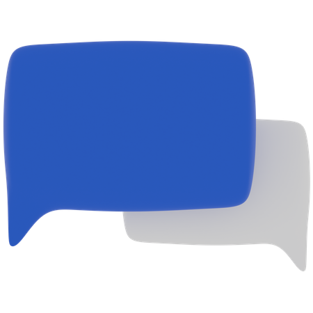 Speech Bubble  3D Icon