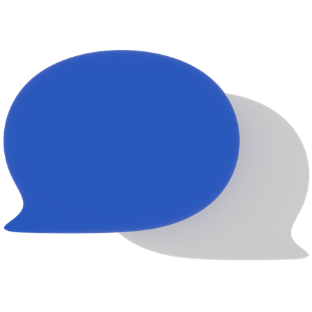 Speech Bubble  3D Icon