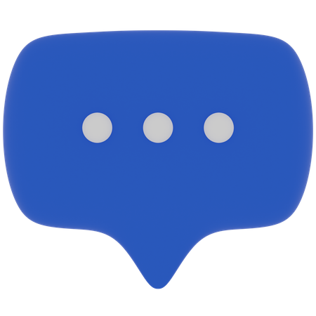 Speech Bubble  3D Icon