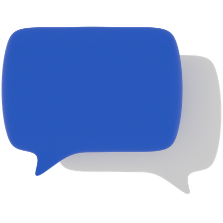 Speech Bubble  3D Icon
