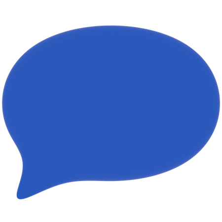 Speech Bubble  3D Icon