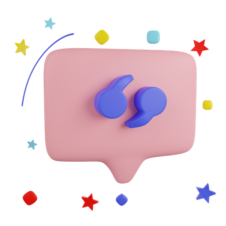 Speech bubble  3D Icon