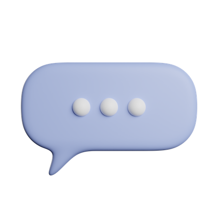 Speech Bubble  3D Icon