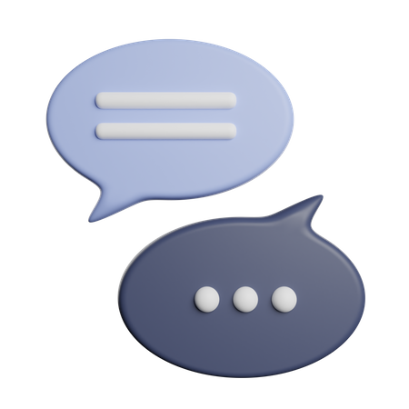 Speech Bubble  3D Icon