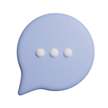 Speech Bubble  3D Icon