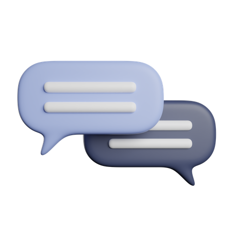 Speech Bubble  3D Icon