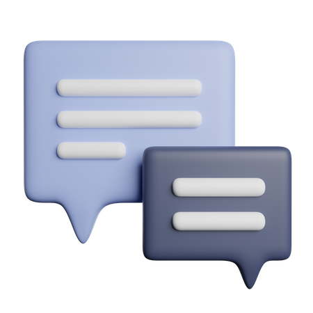 Speech Bubble  3D Icon