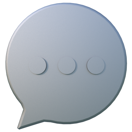 Speech Bubble  3D Illustration