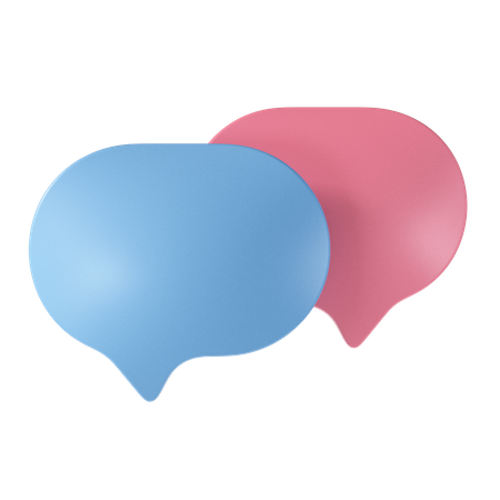 Speech bubble  3D Illustration