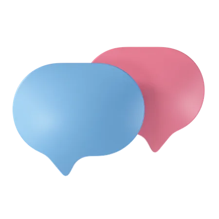 Speech bubble  3D Illustration