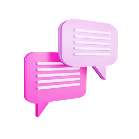 Speech Bubble  3D Illustration