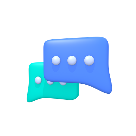 Speech bubble  3D Illustration