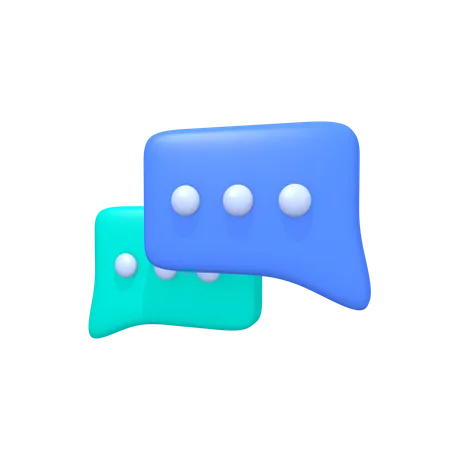 Speech bubble  3D Illustration