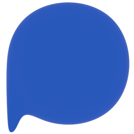 Speech Bubble  3D Icon