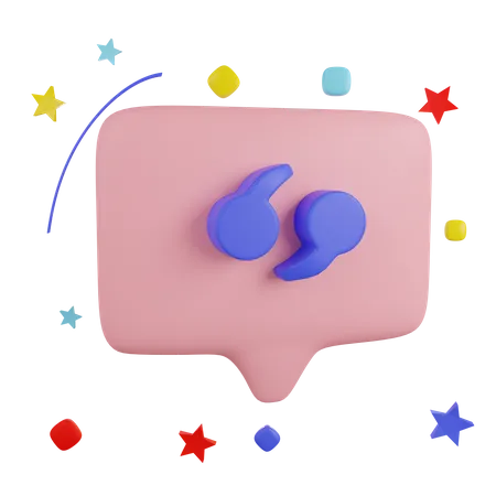 Speech bubble  3D Icon