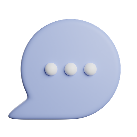 Speech Bubble  3D Icon