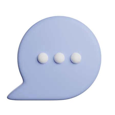 Speech Bubble  3D Icon