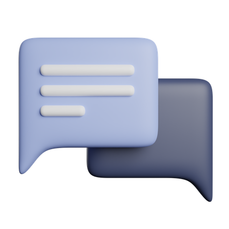 Speech Bubble  3D Icon