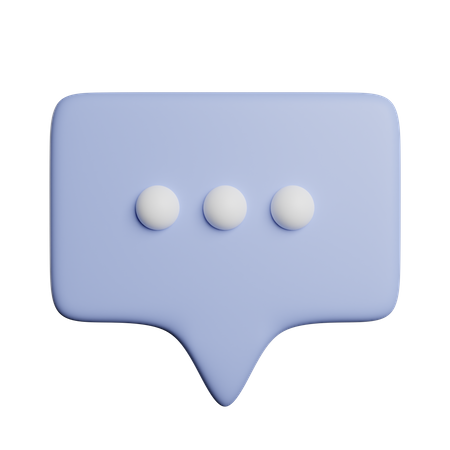 Speech Bubble  3D Icon