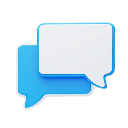 Speech Bubbles  3D Icon