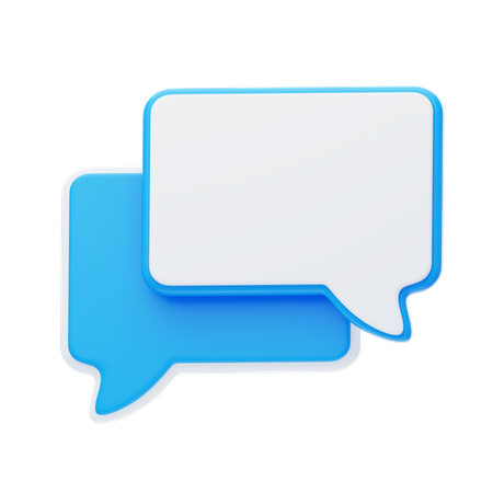 Speech Bubbles  3D Icon