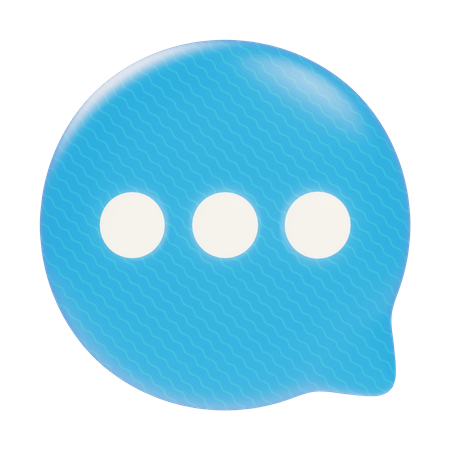 Speech Chat  3D Sticker