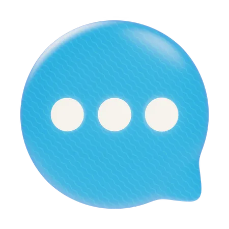 Speech Chat  3D Sticker