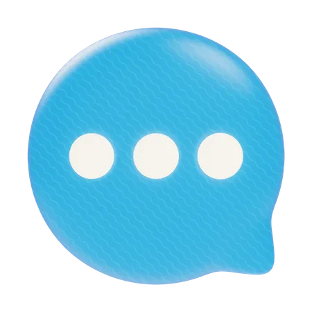 Speech Chat  3D Icon