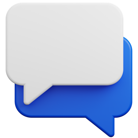 Speech Discussion Chat  3D Icon