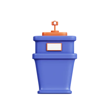 Speech Podium  3D Icon