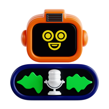 Speech Recognition  3D Icon