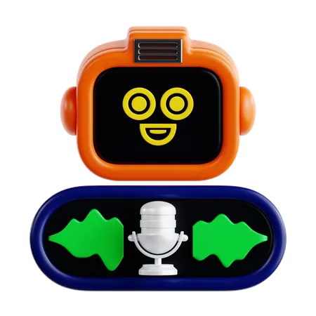 Speech Recognition  3D Icon