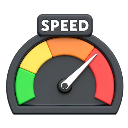 Speed  3D Icon