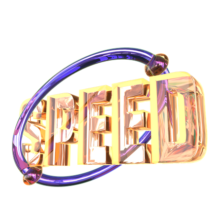 Speed  3D Icon