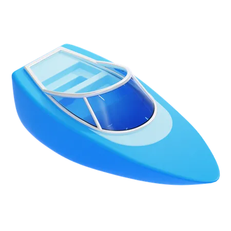 Speed Boat  3D Icon