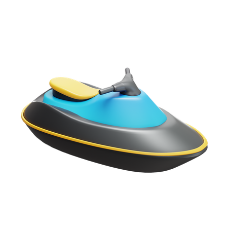 Speed Boat  3D Icon