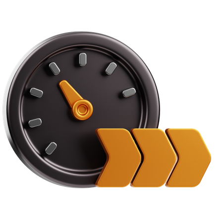 Speed Boost  3D Icon