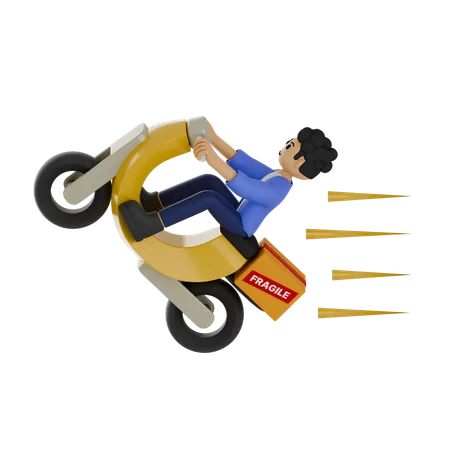 Speed Delivery  3D Icon