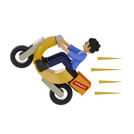 Speed Delivery  3D Icon