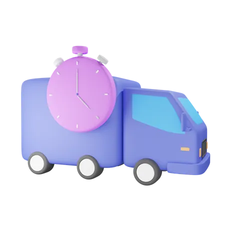 Speed Delivery  3D Illustration