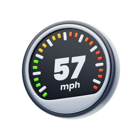 Speed Indicator  3D Icon