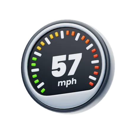 Speed Indicator  3D Icon
