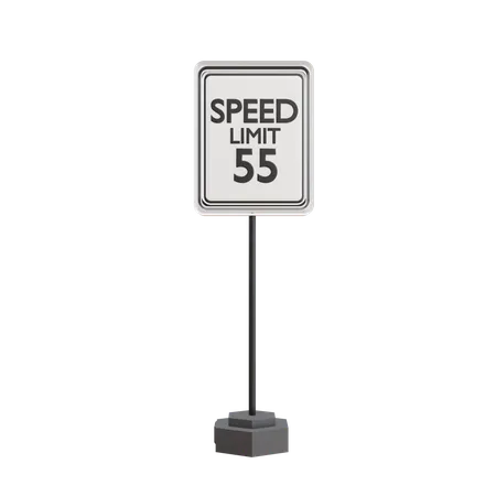 Traffic Sign Of 3 D Icon 3D Icon