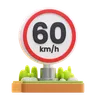 Speed limit sign